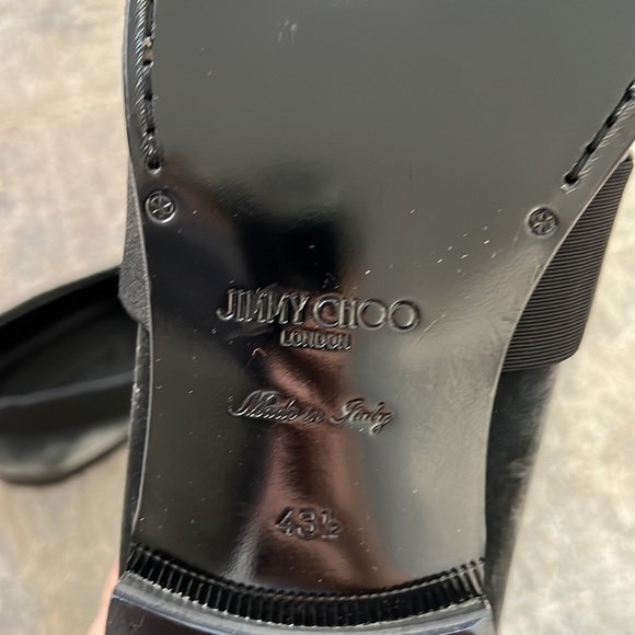 Jimmy Choo - Gorgeous velvet 43.5 size shoes - Picture 5 of 6